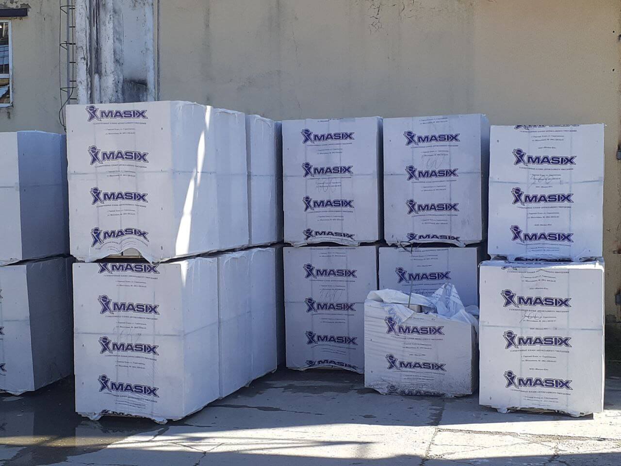 Газобетон Masix D500 625х300х250 мм фото 8