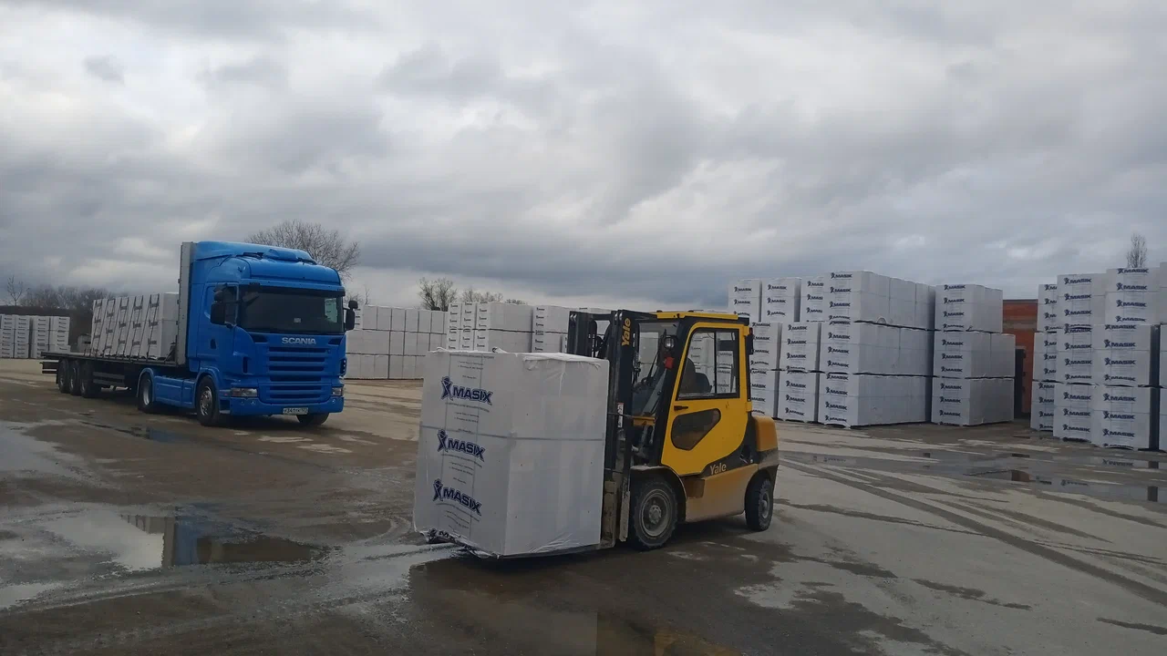 Газобетон Masix D500 625х125х250 мм фото 2