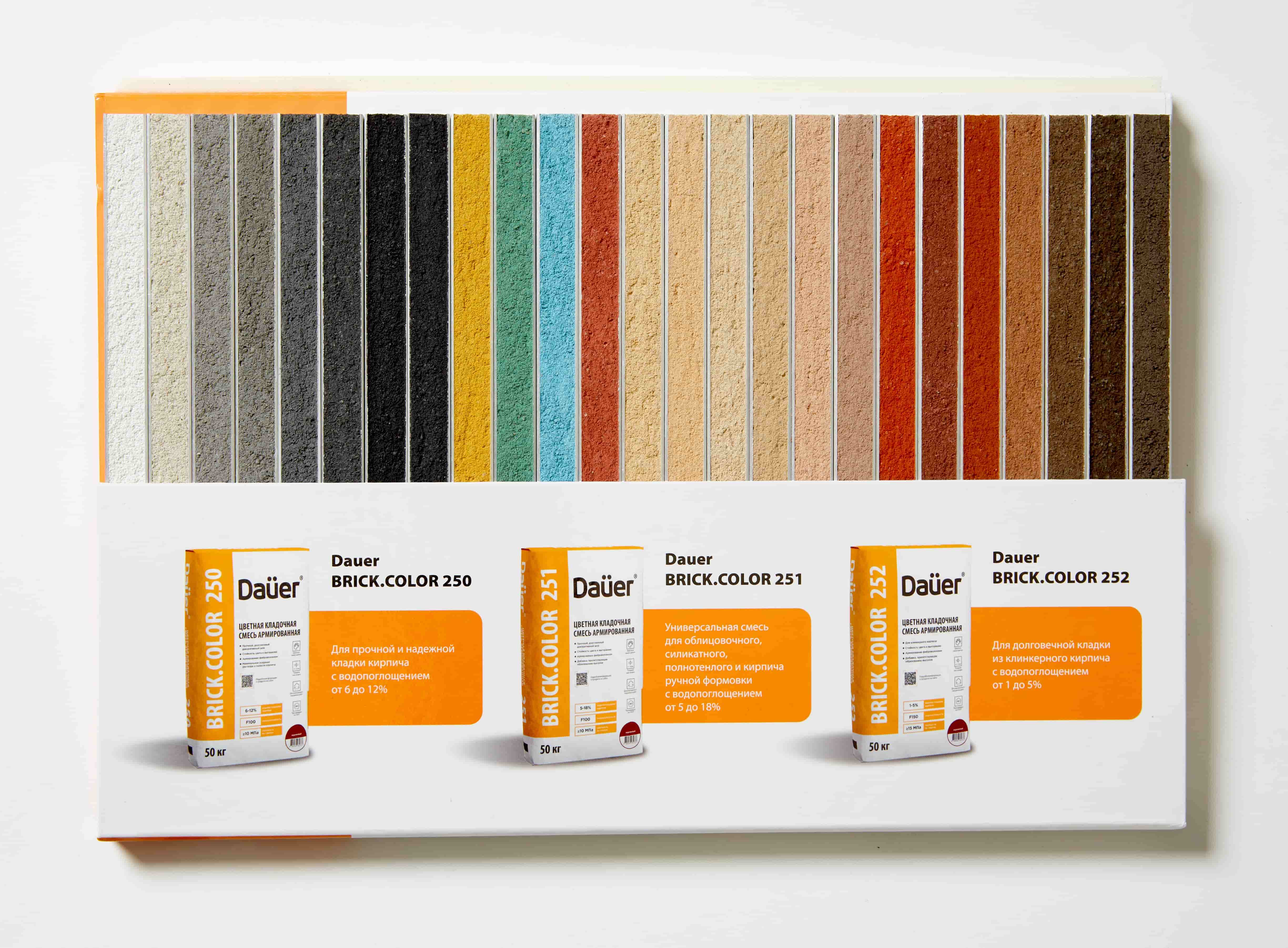 Цветная кладочная смесь армированная DAUER BRICK.COLOR 250 белый, 50 кг фото 3