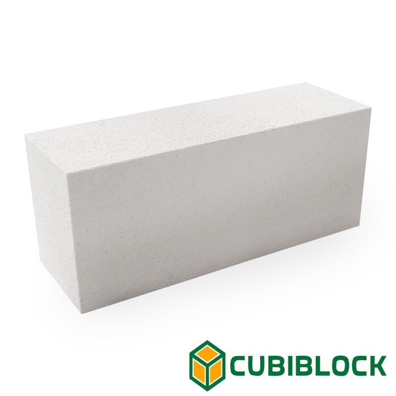 Газобетонный блок перегородочный Cubi Block D600 625х100х250 B5.0